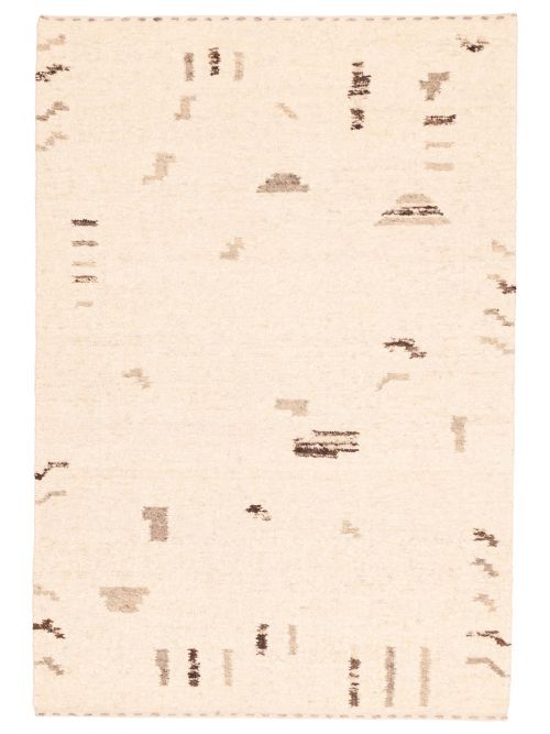 Indian Marrakech Flat-Weave Wool Kilim, 157 x 234 cm