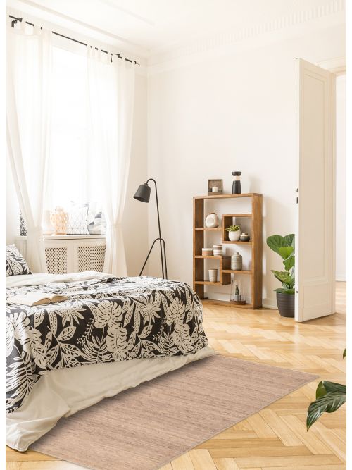 Indian Loreto 5'4" x 7'5" Hand-knotted Wool Rug 