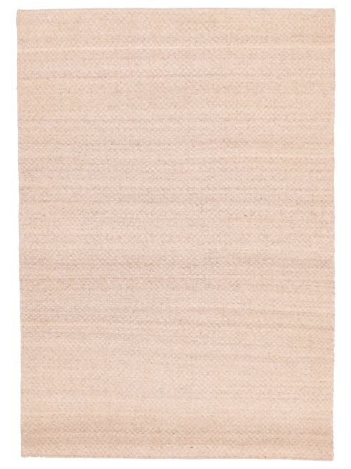 Indian Sienna 5'4" x 7'7" Braid weave Wool Rug 