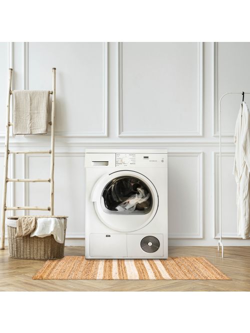 Indian Palas Denizli 2'8" x 5'0" Braided Weave Jute Runner Rug 