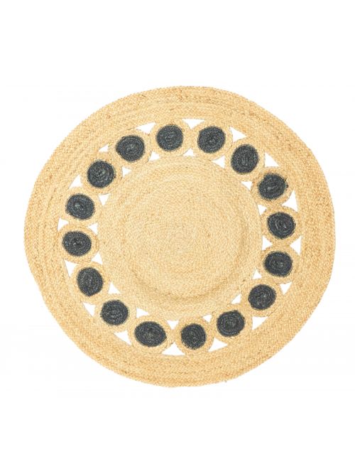 Tapis palas denizli 3'0" x 3'0" en jute filée à la main