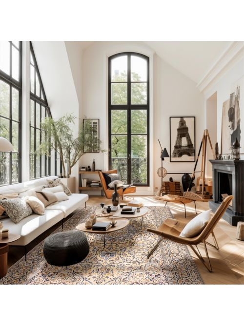 Tapis nain 9la 5'6" x 8'8" en laine