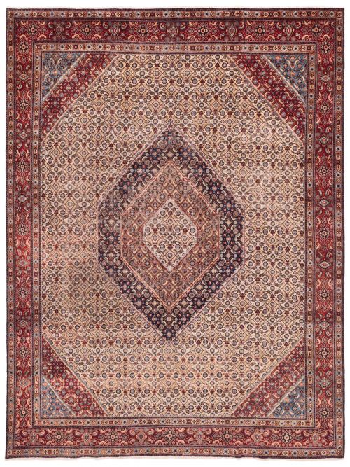 Persian Style 9'5" x 12'6" Hand-knotted Wool Rug 