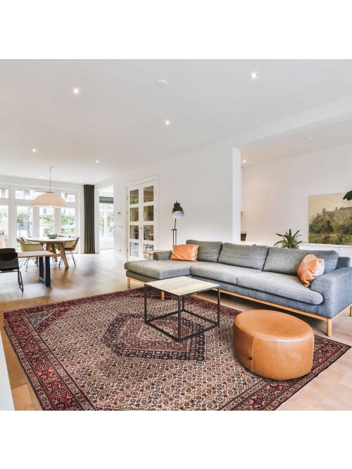 Persian Style 9'5" x 12'6" Hand-knotted Wool Rug 