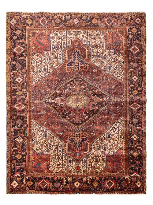 Persian Style 9'7" x 12'3" Hand-knotted Wool Rug 