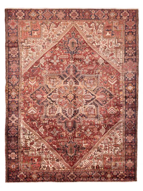 Persian Style 9'5" x 12'2" Hand-knotted Wool Rug 