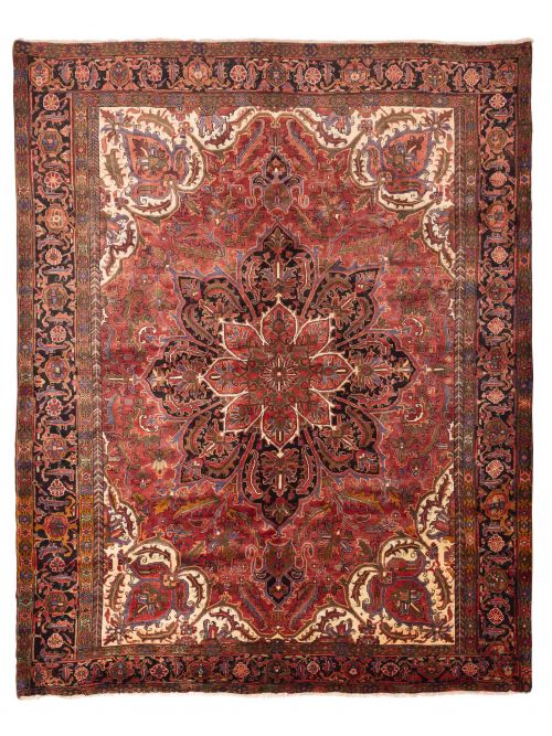 Persian Style 10'4" x 12'9" Hand-knotted Wool Rug 