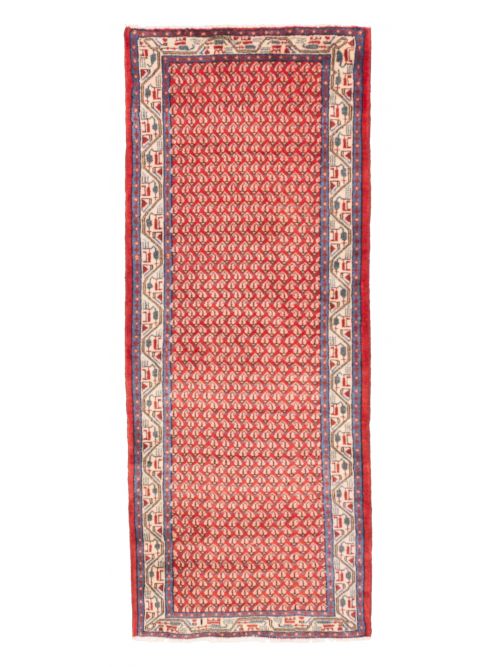 Persian Style 2'6" x 6'6" Hand-knotted Wool Runner Rug 