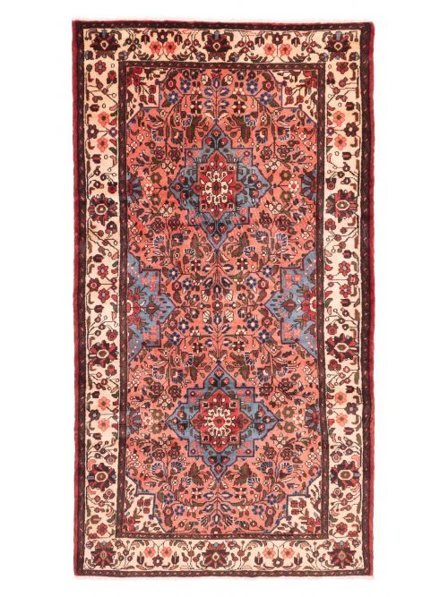 Persian Style 4'2" x 7'10" Hand-knotted Wool Rug 