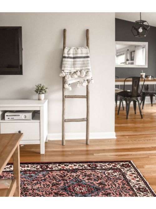 Persian Style 4'2" x 7'10" Hand-knotted Wool Rug 