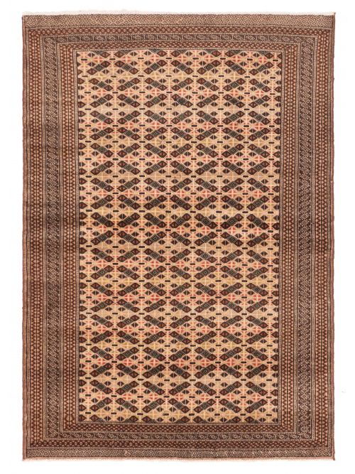 Afghan Baluch 4'3" x 6'2" Hand-knotted Wool Rug 