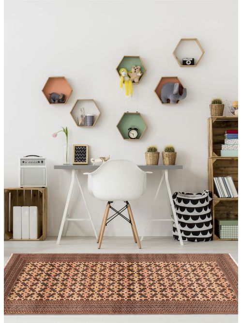 Afghan Baluch 4'3" x 6'2" Hand-knotted Wool Rug 