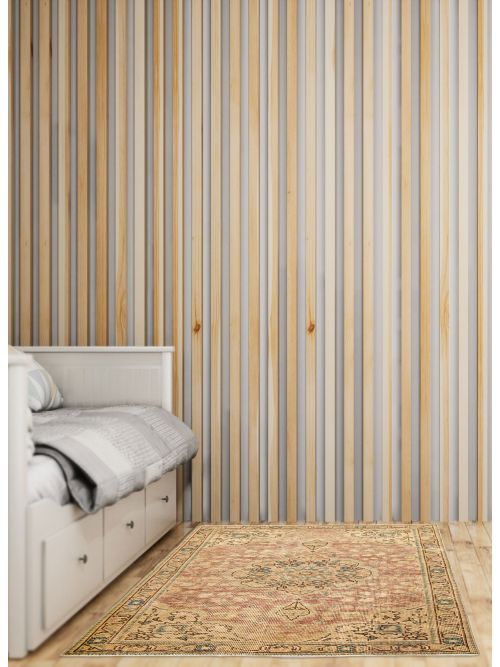 Persian Style Hand-knotted Wool Rug, 99 x 142 cm