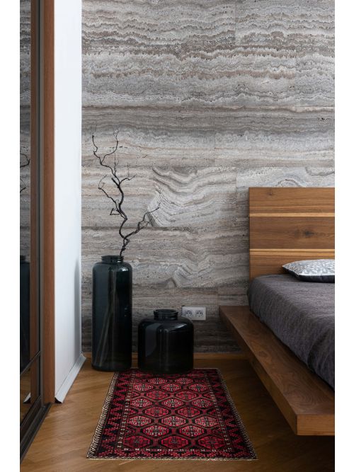 Afghan Baluch 2'11" x 5'5" Hand-knotted Wool Rug 