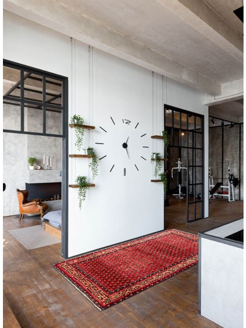 Persian Style 3'11" x 6'5" Hand-knotted Wool Rug 