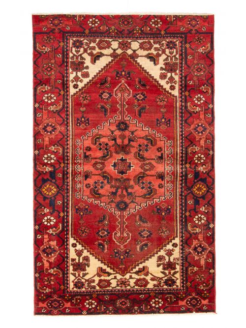 Persian Style 3'10" x 6'4" Hand-knotted Wool Rug 