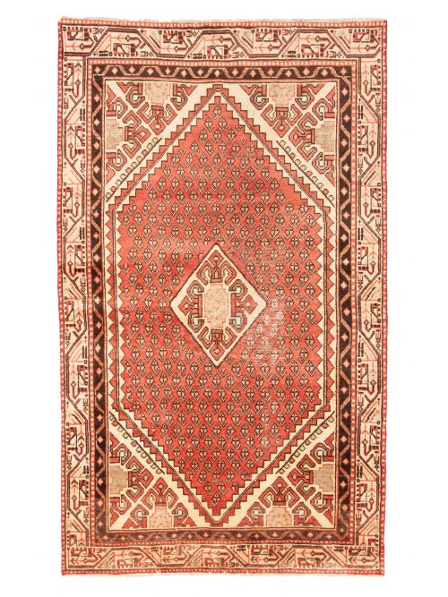 Persian Style 3'11" x 6'8" Hand-knotted Wool Rug 