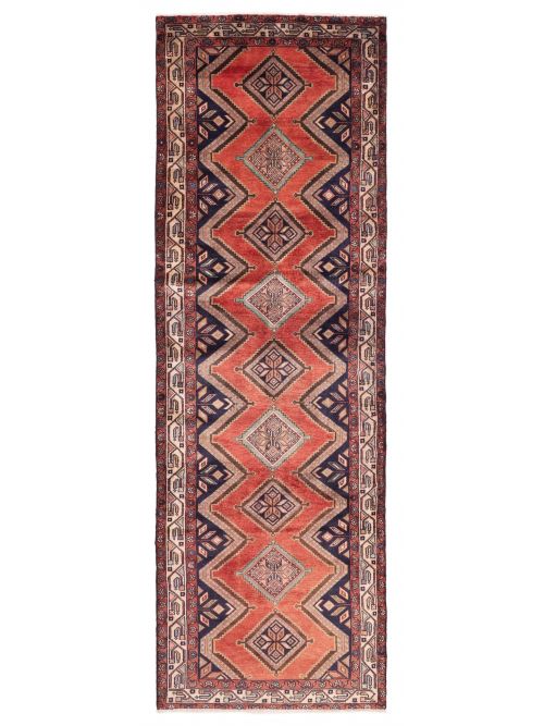 Persian Style Hand-knotted Wool Runner Rug, 107 x 325 cm