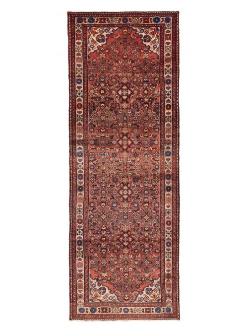 Persian Style Hand-knotted Wool Runner Rug, 112 x 338 cm