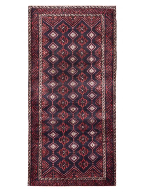 Persian Style Hand-knotted Wool Rug, 142 x 292 cm