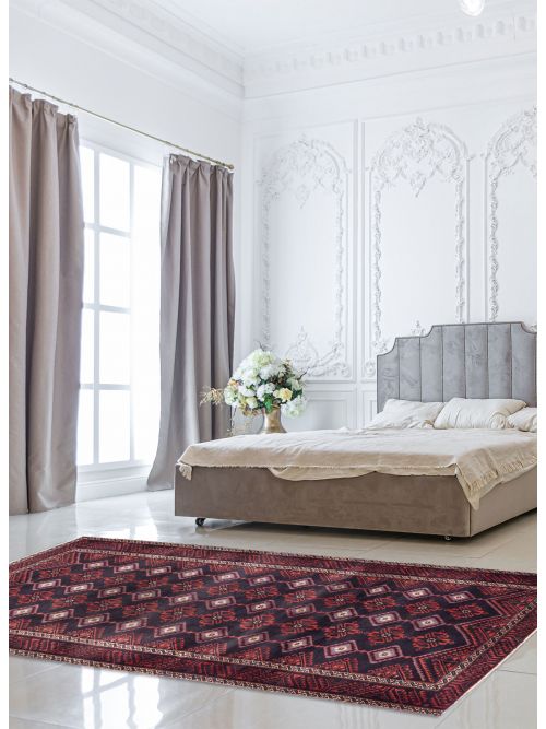Persian Style Hand-knotted Wool Rug, 142 x 292 cm