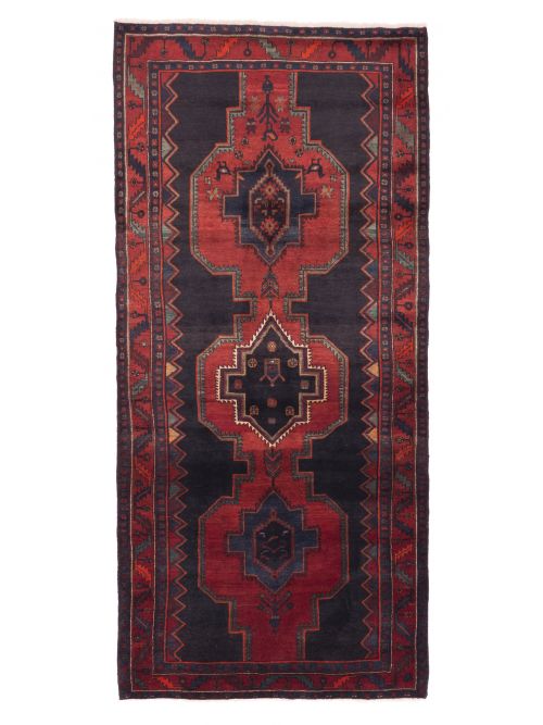 Persian Style Hand-knotted Wool Rug, 140 x 307 cm