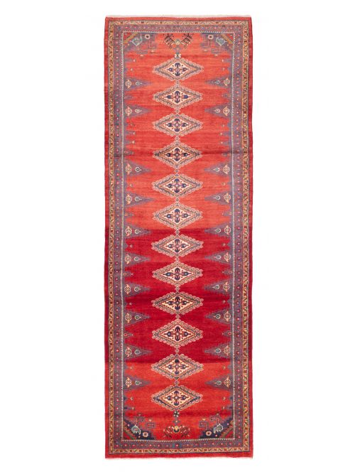 Persian Style Hand-knotted Wool Runner Rug, 112 x 351 cm