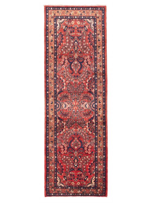 Persian Style 3'0" x 9'0" Hand-knotted Wool Runner Rug 