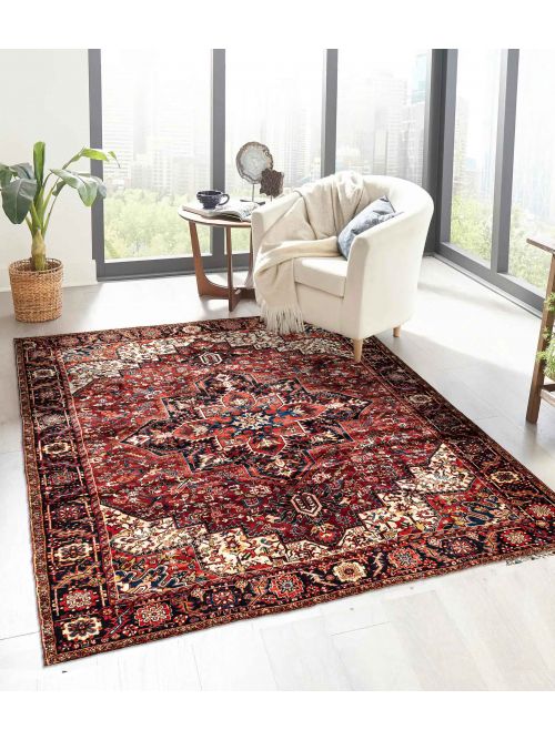 Persian Style 9'9" x 12'2" Hand-knotted Wool Rug 