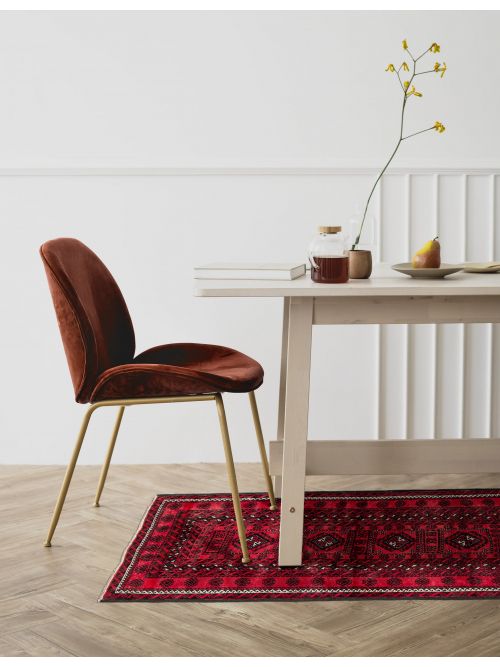 Afghan Baluch 3'5" x 6'8" Hand-knotted Wool Rug 