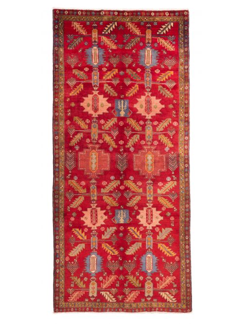 Persian Style Hand-knotted Wool Runner Rug, 150 x 338 cm