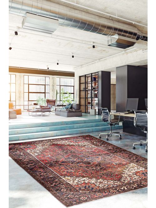 Persian Style Hand-knotted Wool Rug, 198 x 295 cm