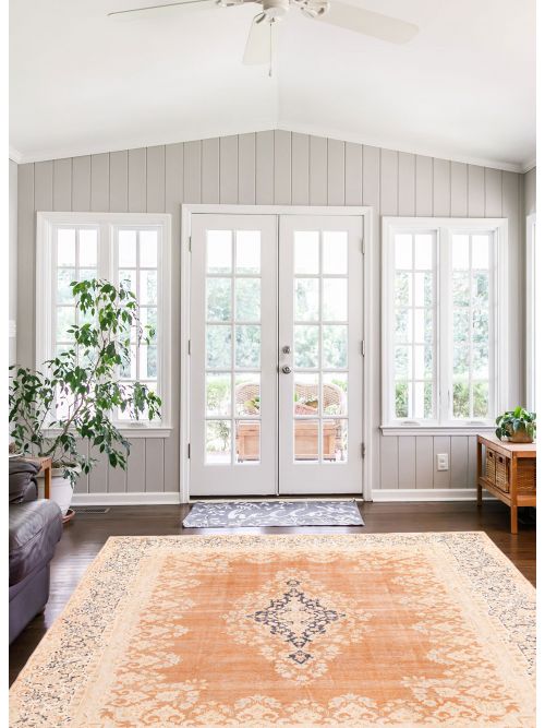 Persian Style 9'2" x 12'6" Hand-knotted Wool Rug 