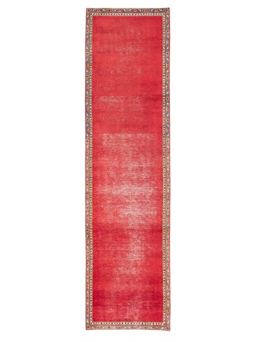 Persian Style Hand-knotted Wool Runner Rug, 94 x 366 cm