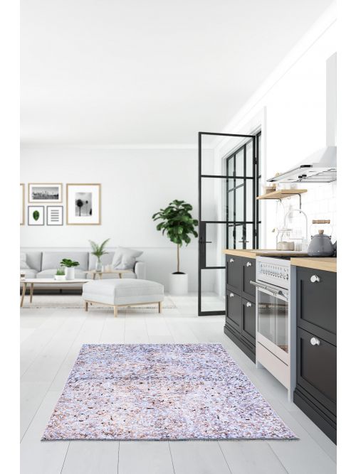 Tapis surteint coloré 4'9" x 6'10" en laine