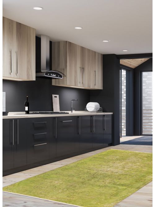 Tapis surteint coloré 4'4" x 7'4" en laine