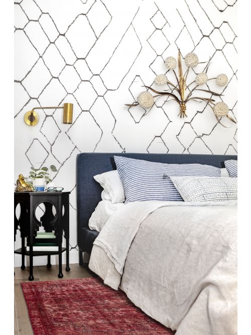 Tapis surteint coloré 5'8" x 9'0" en laine