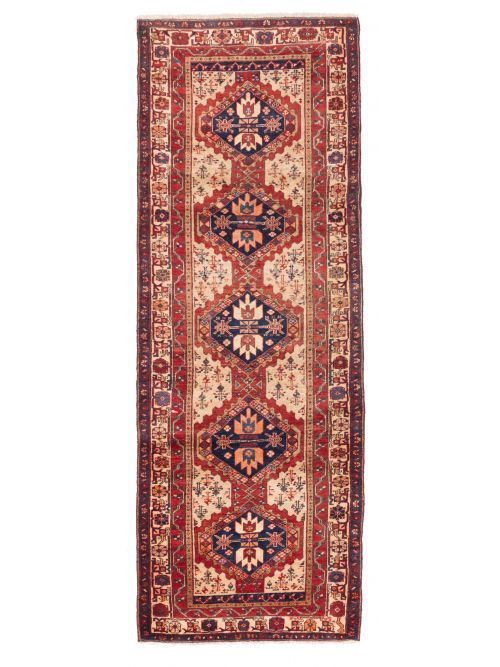 Persian Style Hand-knotted Wool Runner Rug, 107 x 297 cm