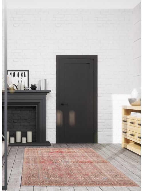 Persian Style 7'6" x 11'3" Hand-knotted Wool Rug 