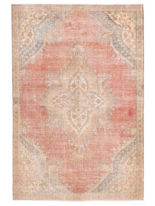Persian Style 6'1" x 9'2" Hand-knotted Wool Rug 
