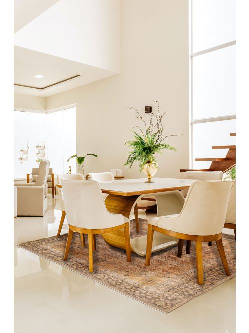 Persian Style 9'0" x 12'6" Hand-knotted Wool Rug 