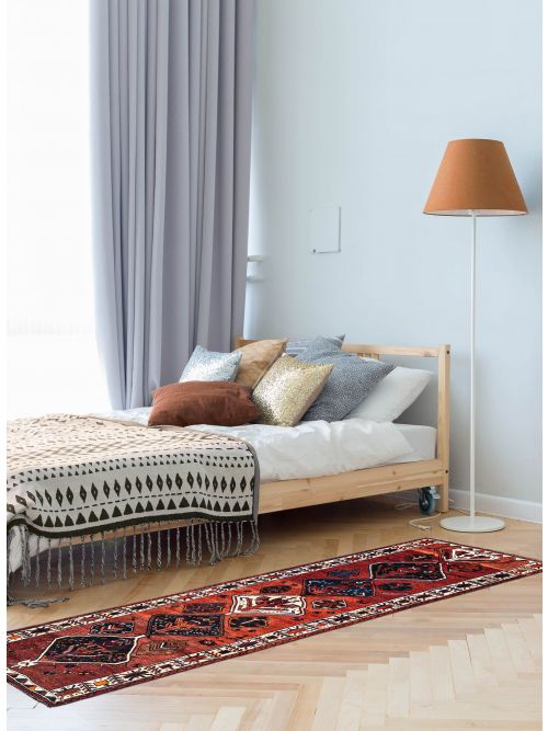 Tapis style persan 4'2" x 14'2" en laine