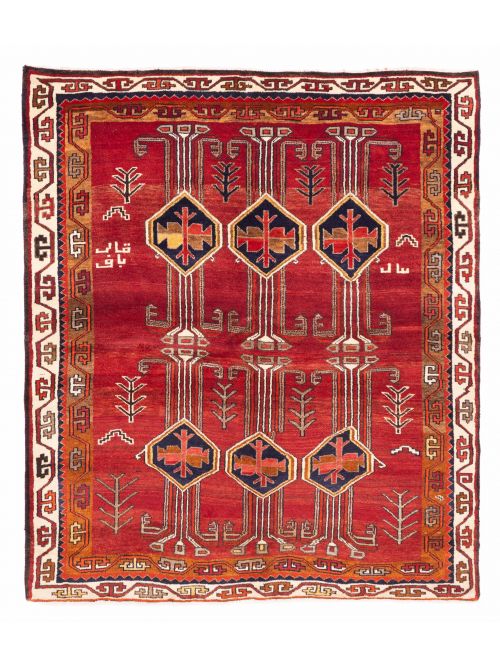 Tapis style persan 6'4" x 7'4" en laine