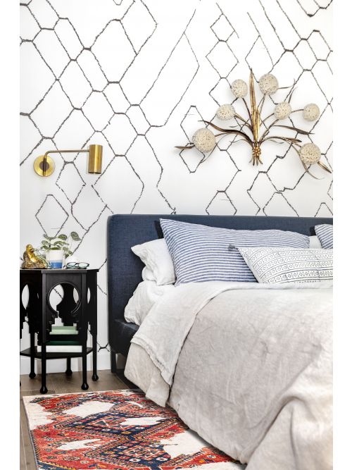 Tapis antalya vintage 3'10" x 5'11" en laine