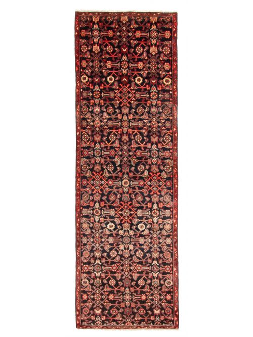 Persian Style 2'9" x 9'0" Hand-knotted Wool Runner Rug 