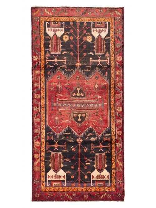 Persian Style Hand-knotted Wool Rug, 137 x 287 cm