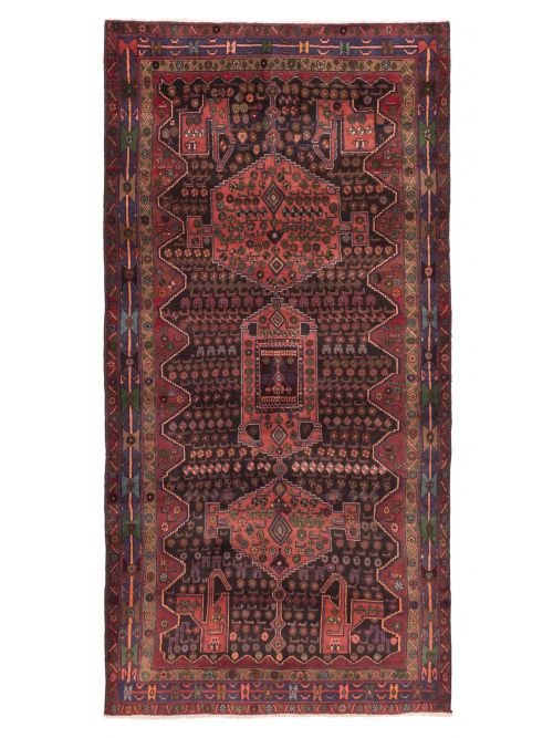 Persian Style Hand-knotted Wool Rug, 150 x 305 cm