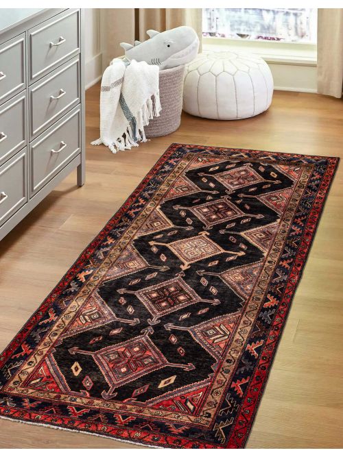 Persian Style Hand-knotted Wool Rug, 155 x 312 cm