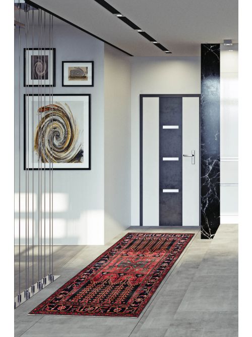 Persian Style Hand-knotted Wool Rug, 147 x 315 cm