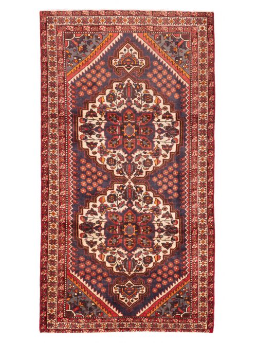 Persian Style 5'0" x 9'7" Hand-knotted Wool Rug 